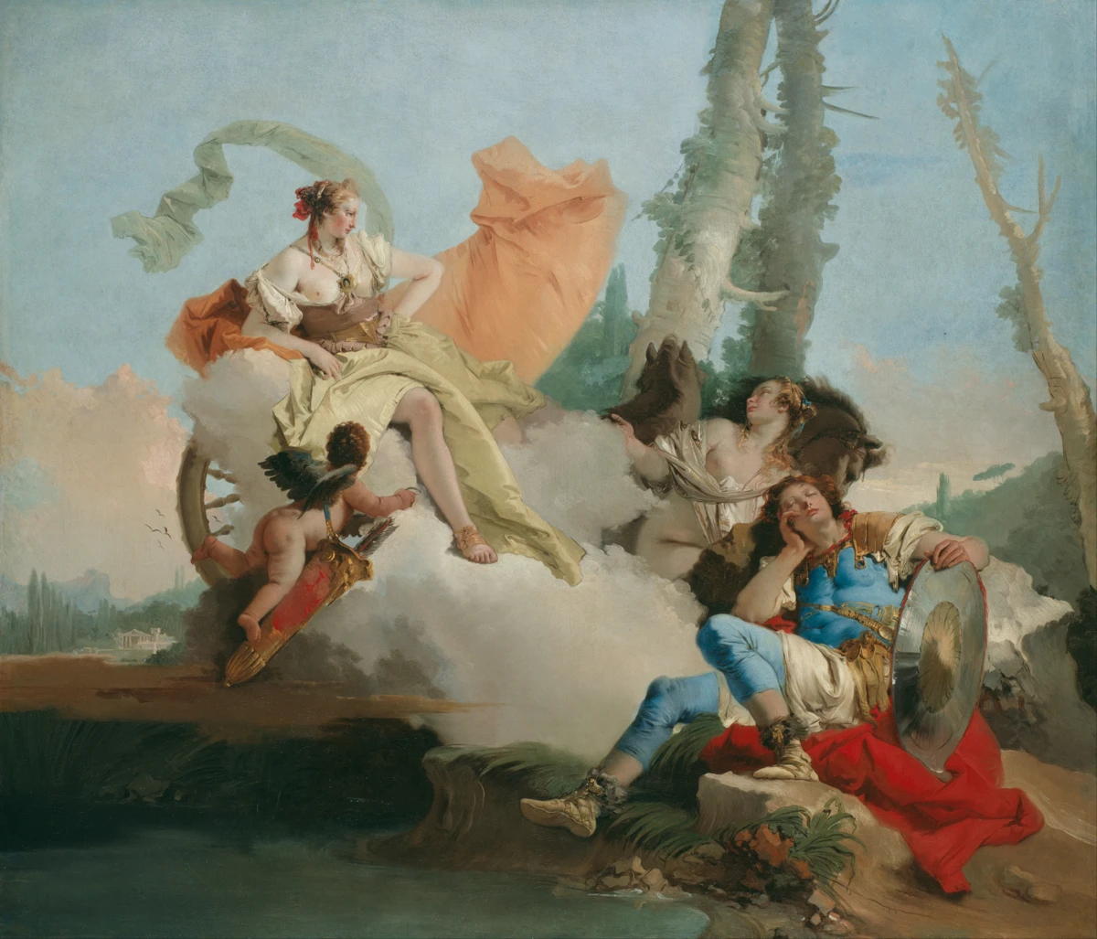 Rinaldo e Armida in un dipinto di Giovanni Battista Tiepolo